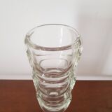 70s molded glass vase