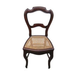Chaise cannée ancienne