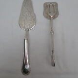 shovel and clamp with antique cakes, silver