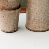 Stoneware service, pottery from Bois de Laud