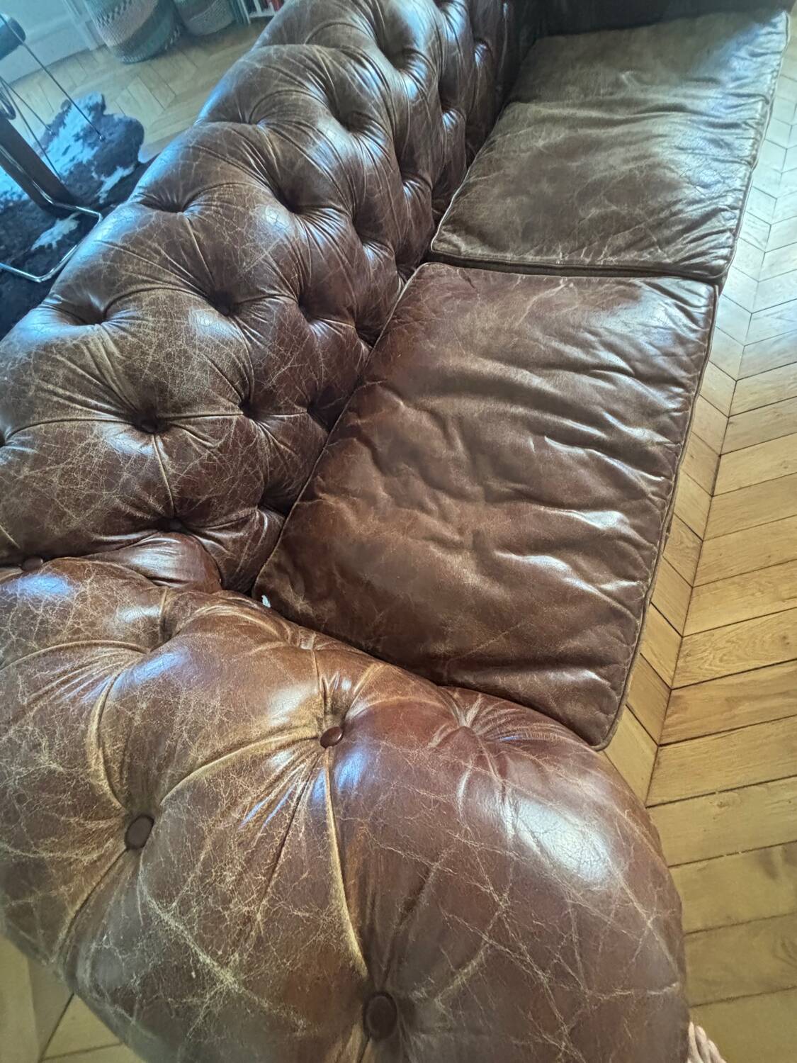 3-seater Chesterfield