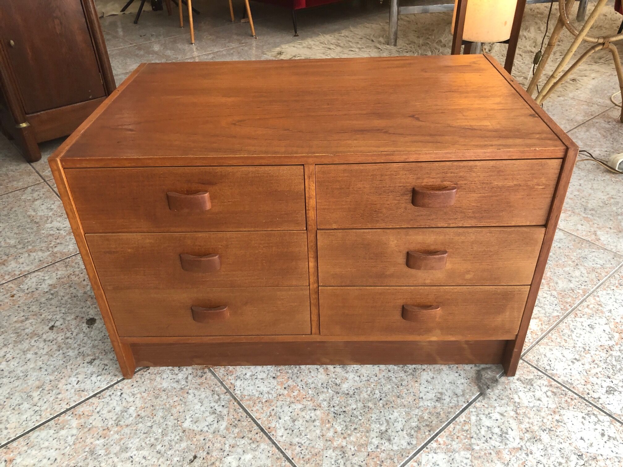 Commode 6 tiroirs des années 60