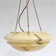 Art Deco bowl lamp with marble pattern from the 1930s