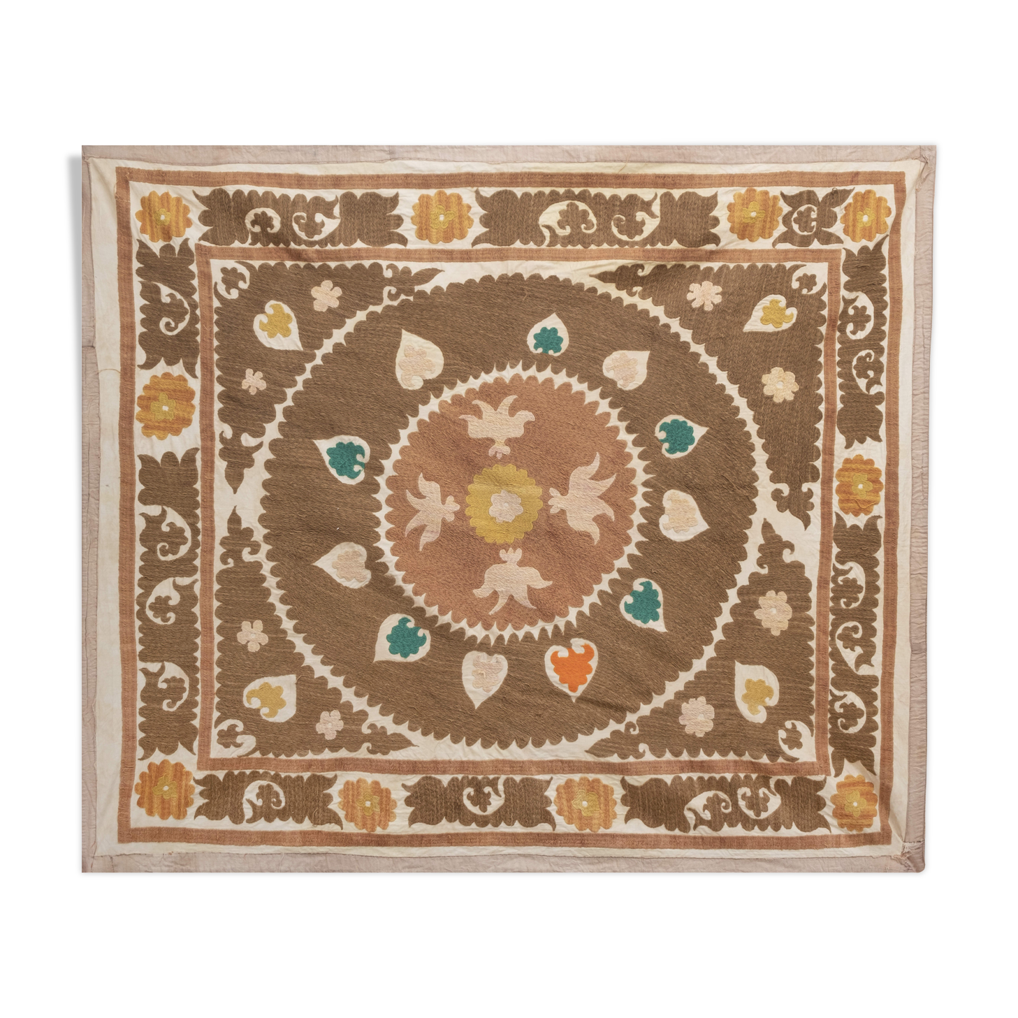 Vintage Suzani from Samarkand tapestry