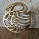Brass trivet Sleeping Swan