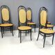 Thonet No. 207 “Long John” Dining Chairs, Set of 6, 1981