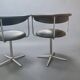 Set of 6 swivel chairs "Airport" (Model 037) by Geoffrey Harcourt