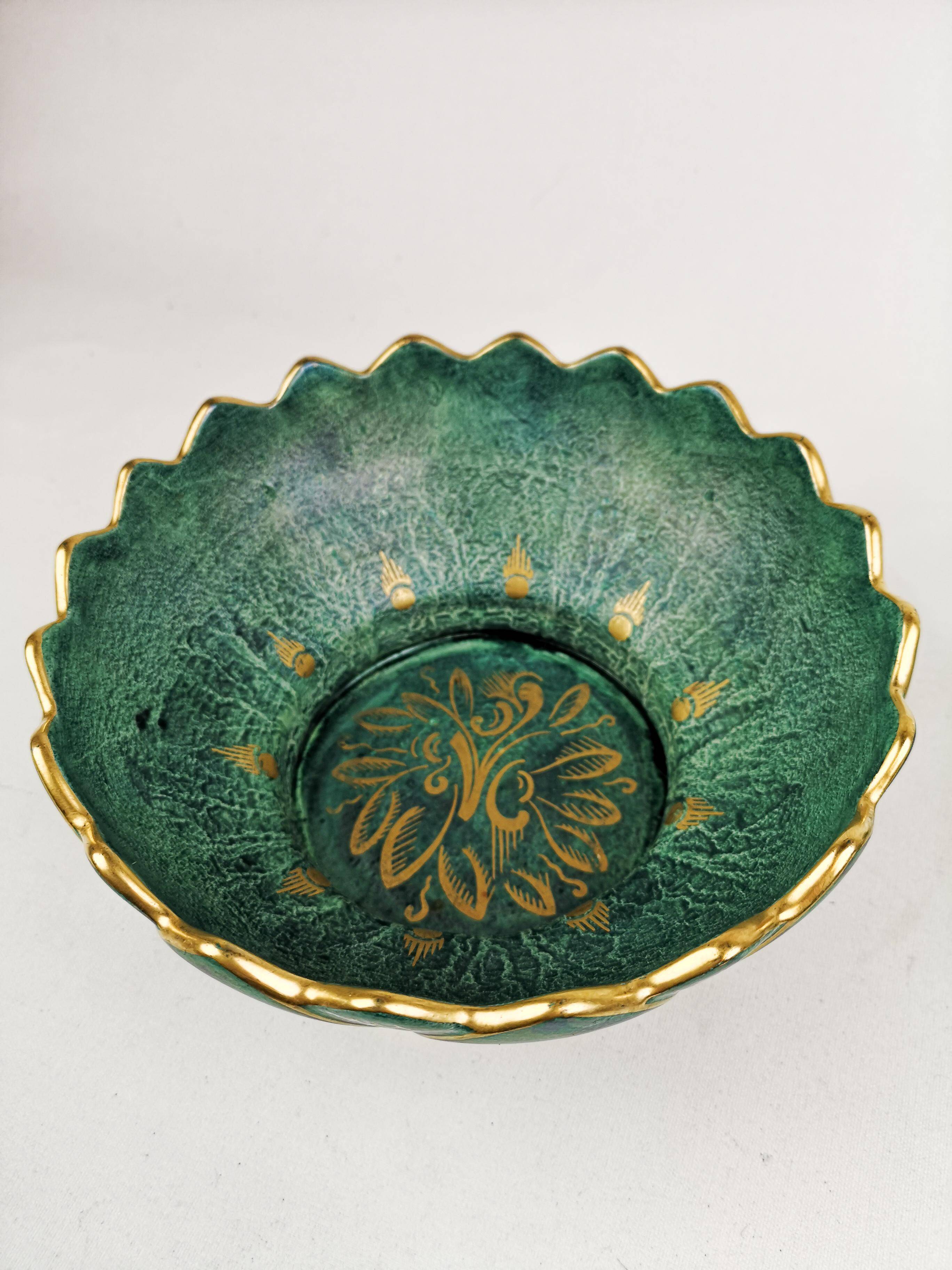 Art Deco bowl and candlesticks Gustavsberg Josef Ekberg