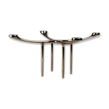 Chandelier en métal argenté