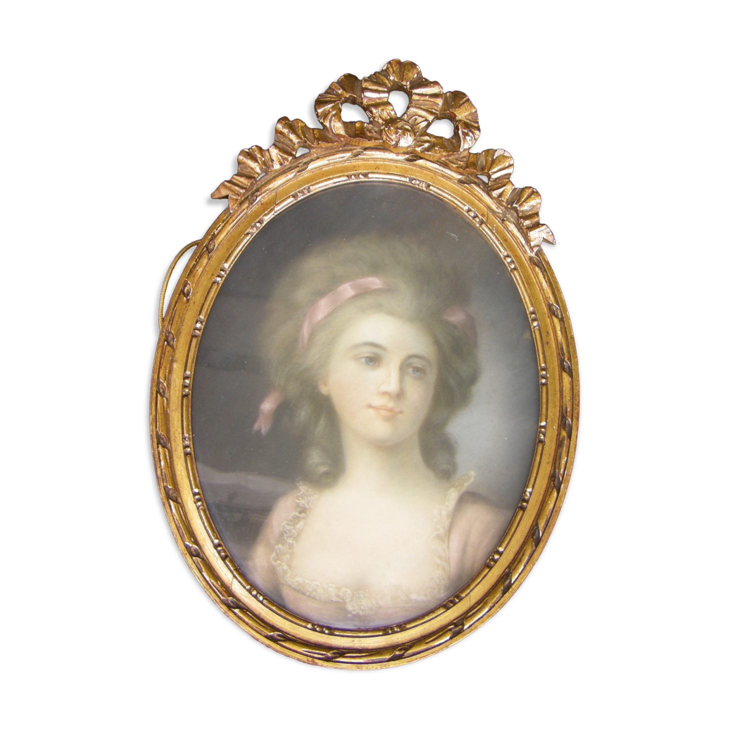 Pastel portrait eighteenth century