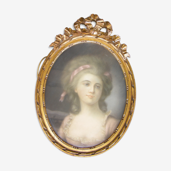 Pastel portrait eighteenth century