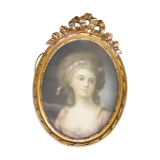 Pastel portrait eighteenth century
