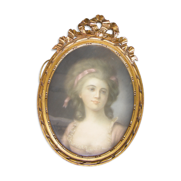 Pastel portrait eighteenth century