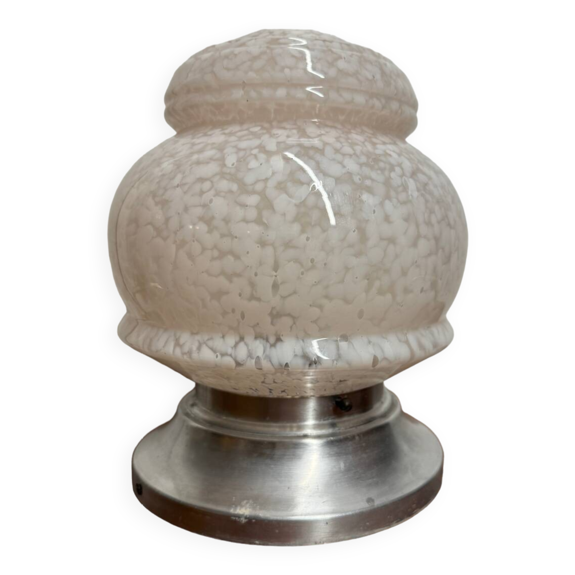 Plafonnier ou lampe verre de Clichy Art Déco