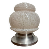 Ceiling light or glass lamp from Clichy Art Deco