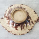 Old ashtray, marbled ceramic trinket bowl
