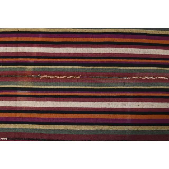 1970s vintage Turkish Oushak handmade wool cotton red area rug 170x270