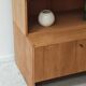 Tall two-body cupboard by Drevotex Zamberk 1977