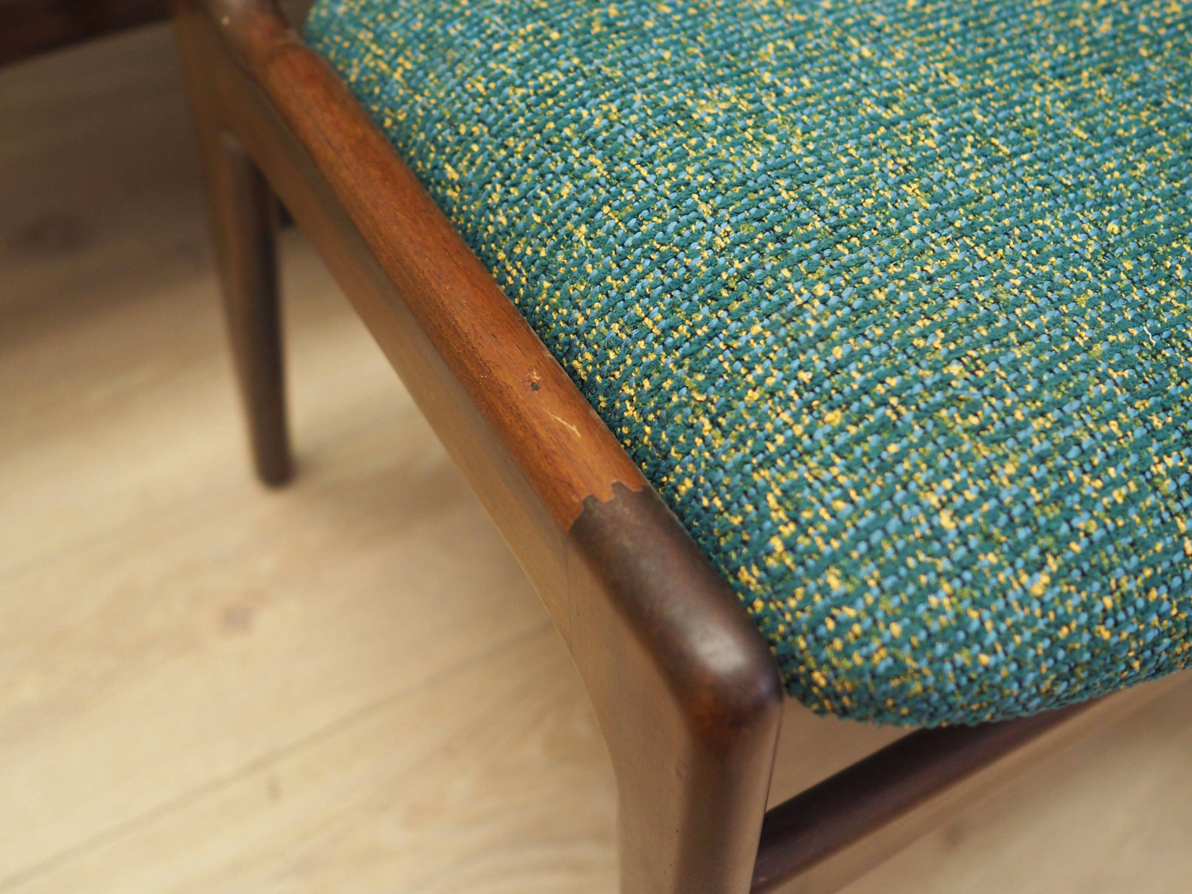 Set of six mahogany chairs, Danish design, 1970s, designer: Henning Kjærnul