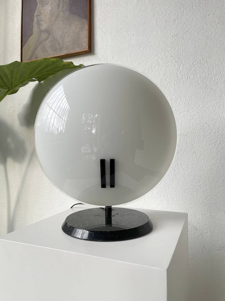 “La Perla” desk lamp by Bruno Gecchelin for Oluce 1980