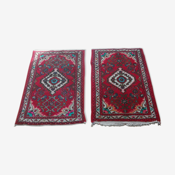 Paire de tapis persins Hamadan 89 x 60