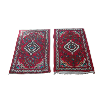 Set of 2 carpet Hamadan 89 x 60