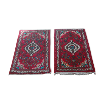 Paire de tapis persins Hamadan 89 x 60