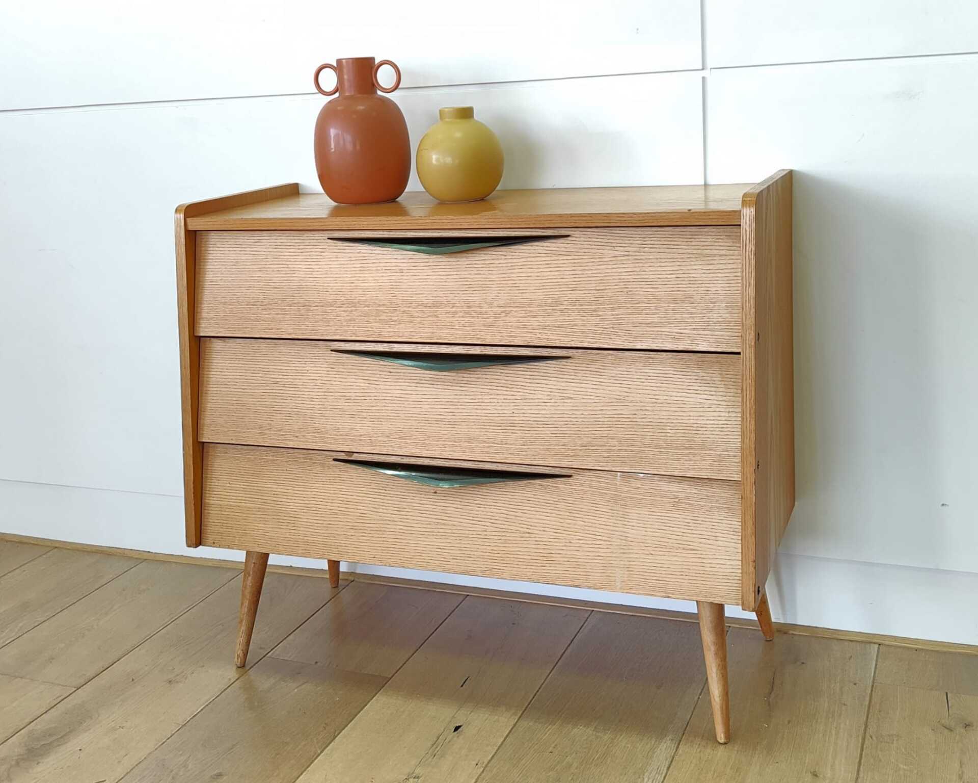 Vintage mid-century shoe cabinet