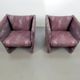 Vintage Postmodern Club Chairs, 1980, Set of 2