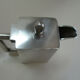Silver metal coffee maker by B.Bohrmann for Hof Baden-Baden Frankfurt
