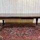 Victorian-style mahogany English table with 3 extensions.