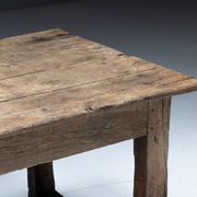 Rustic farmhouse dining table, France, 19th century
