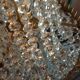 chandelier bronze balloon Golden tassels old retro