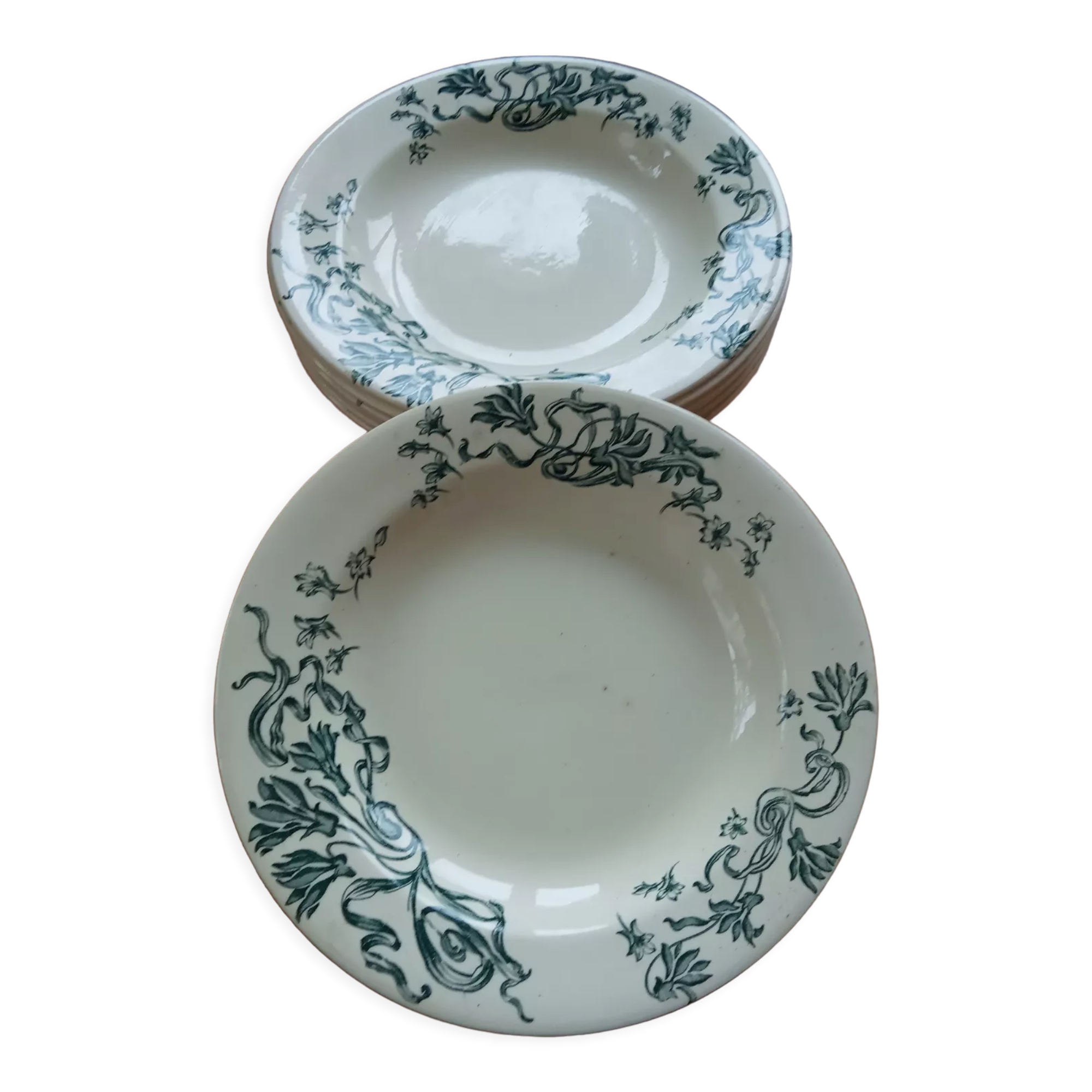 POP-UP CHRISTMAS Seven hollow plates of Salins, herbarium