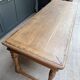 Farm table with turned legs in oak (renovated)