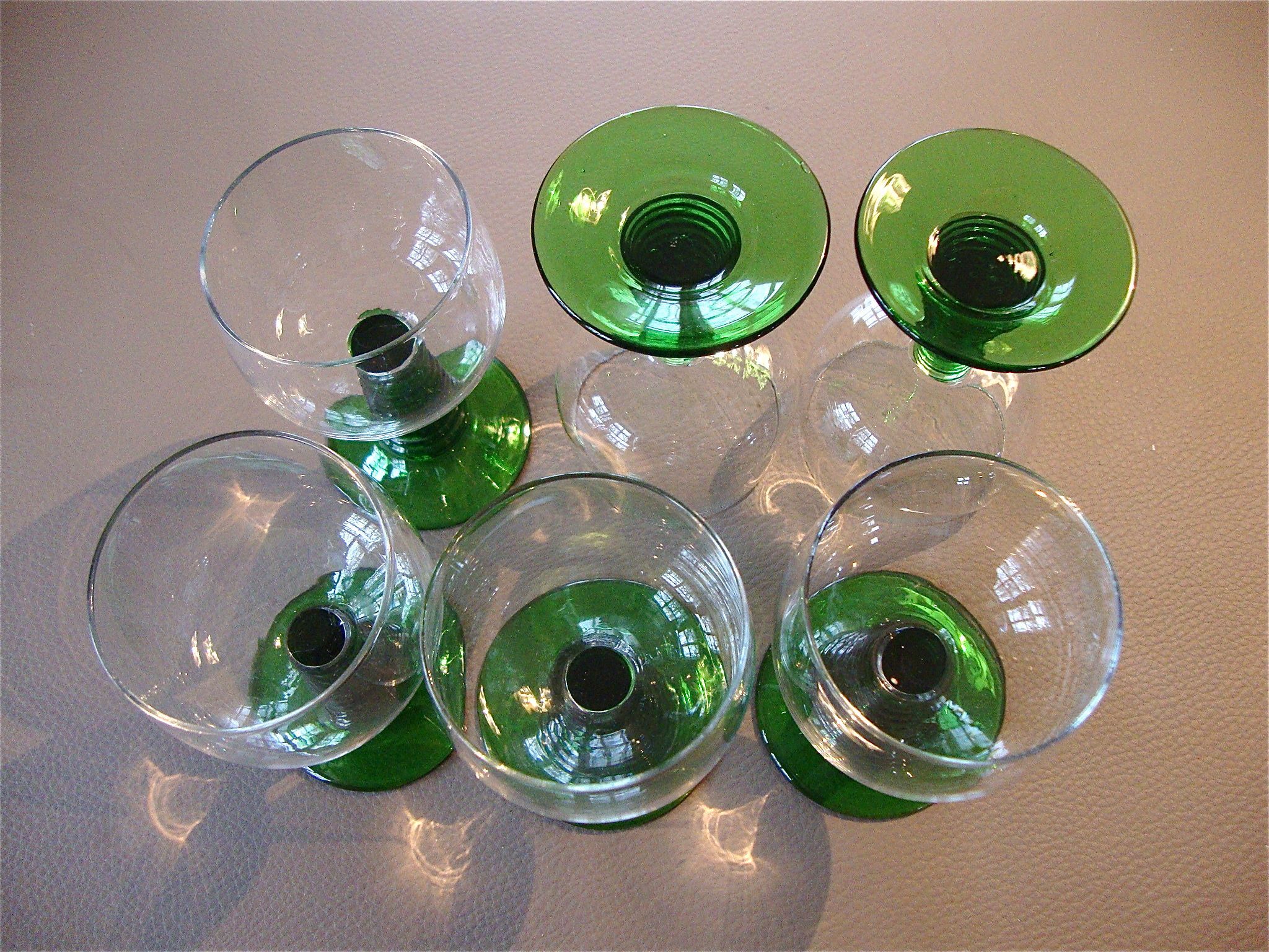 6 Alsace wine glasses