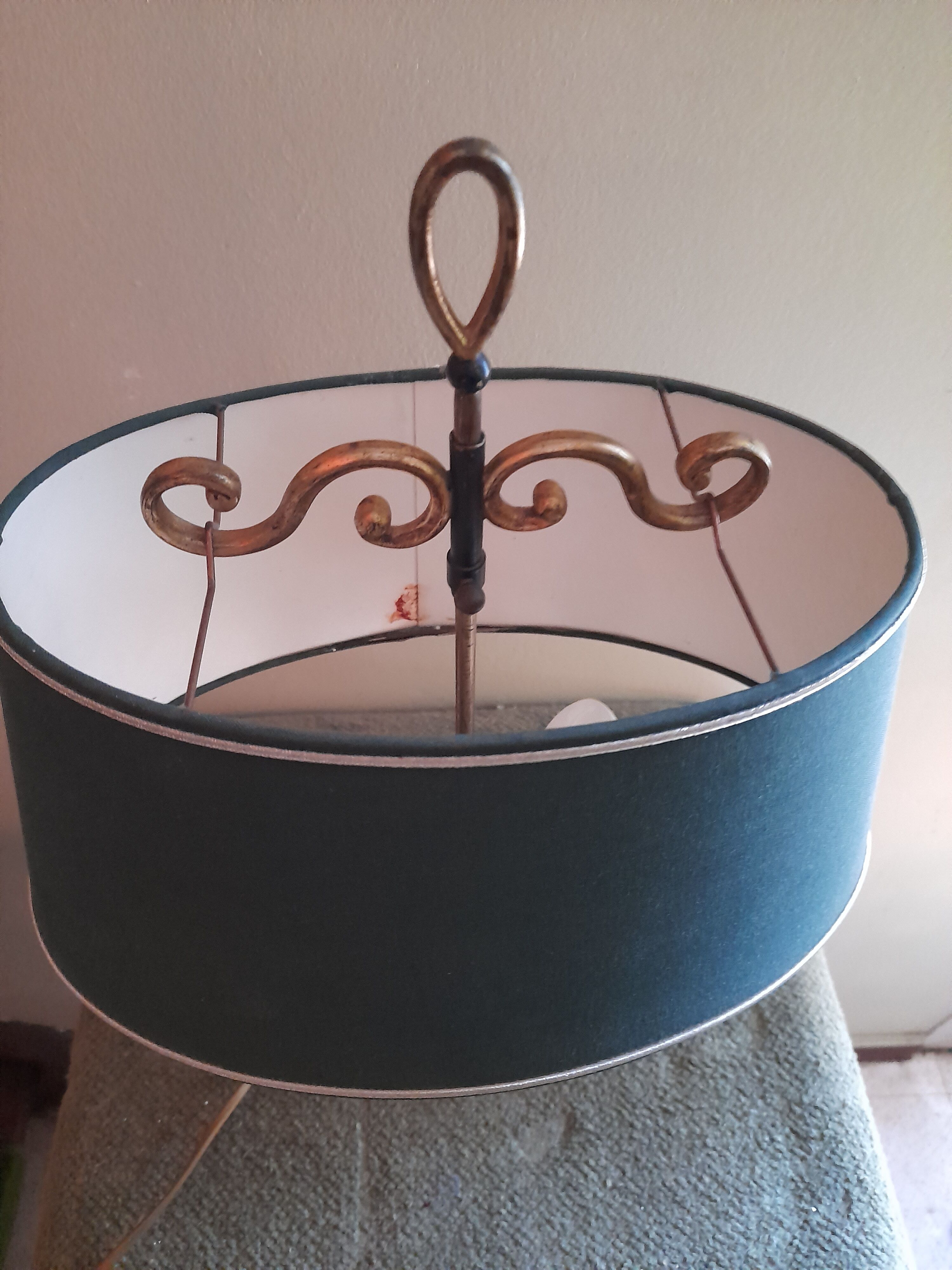 Hot water bottle style lamp 2 burners