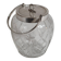 Crystal biscuit barrel with silver-plated mounts and handle, Austrian cut, 1920s.