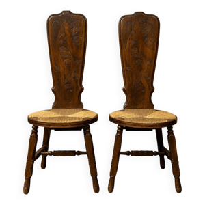 Paire de chaises époque