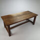 Mid Century Modernist Solid Oak Dining Table, 1960's