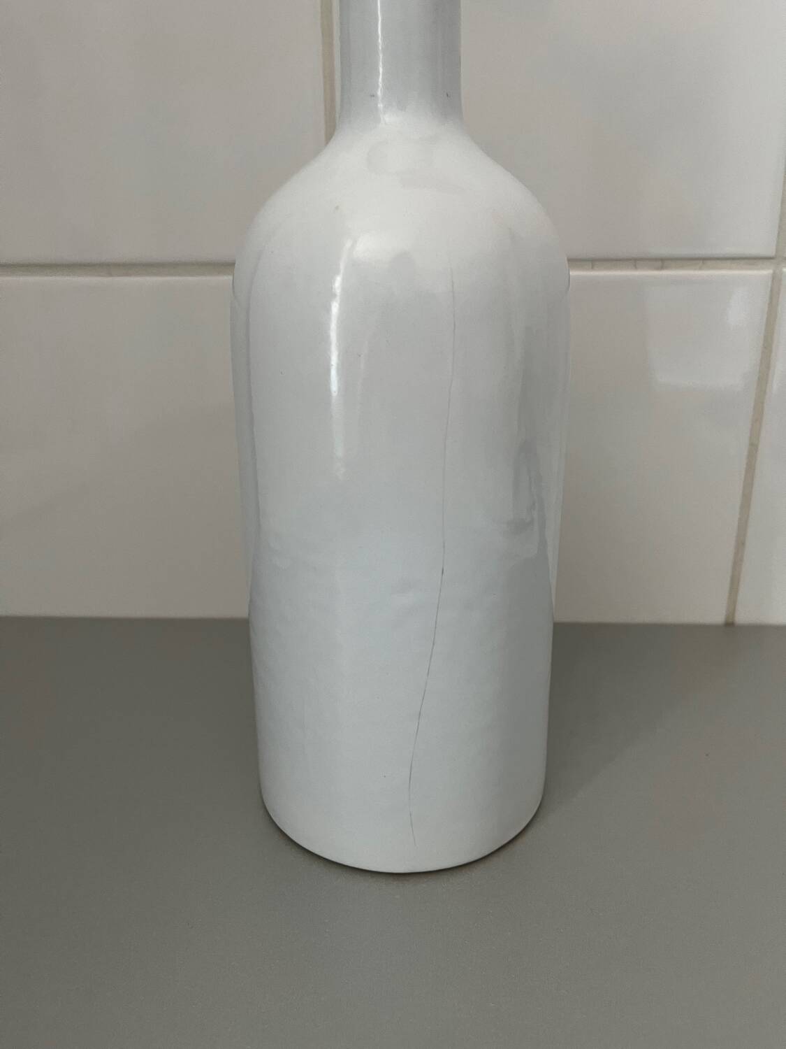 “Big red” ceramic bottle Charolles