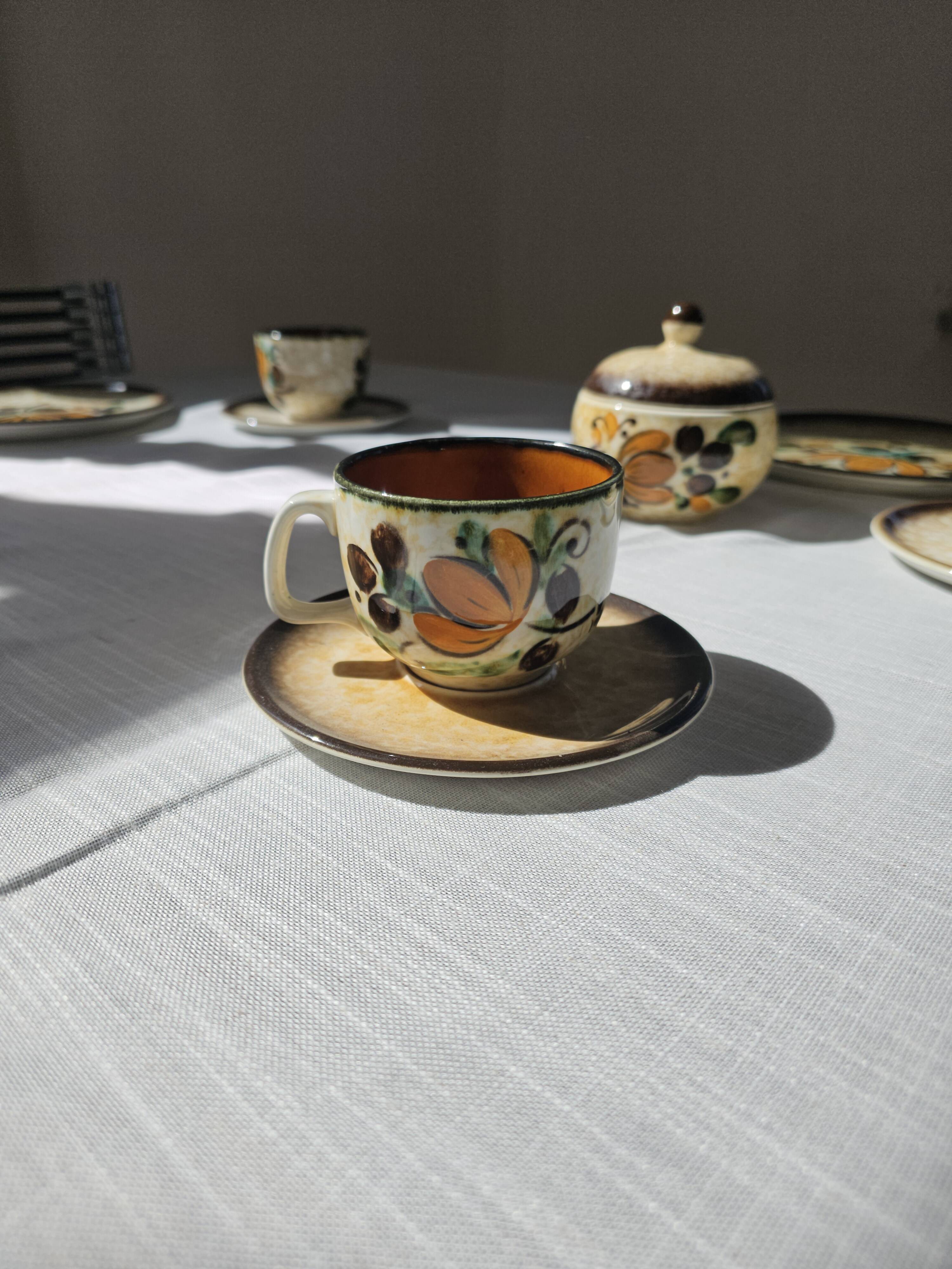 Coffee service for 10 people Boch La Louvière Corfu collection