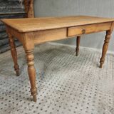 Antique oak table dining table kitchen table 69 x 130 cm
