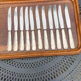 PRODUCT BHV - Set of 11 large silver metal knives