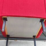 Pair of vintage armchairs with metal legs