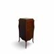 Italian floor-model upright phonograph cabinet, 1900s