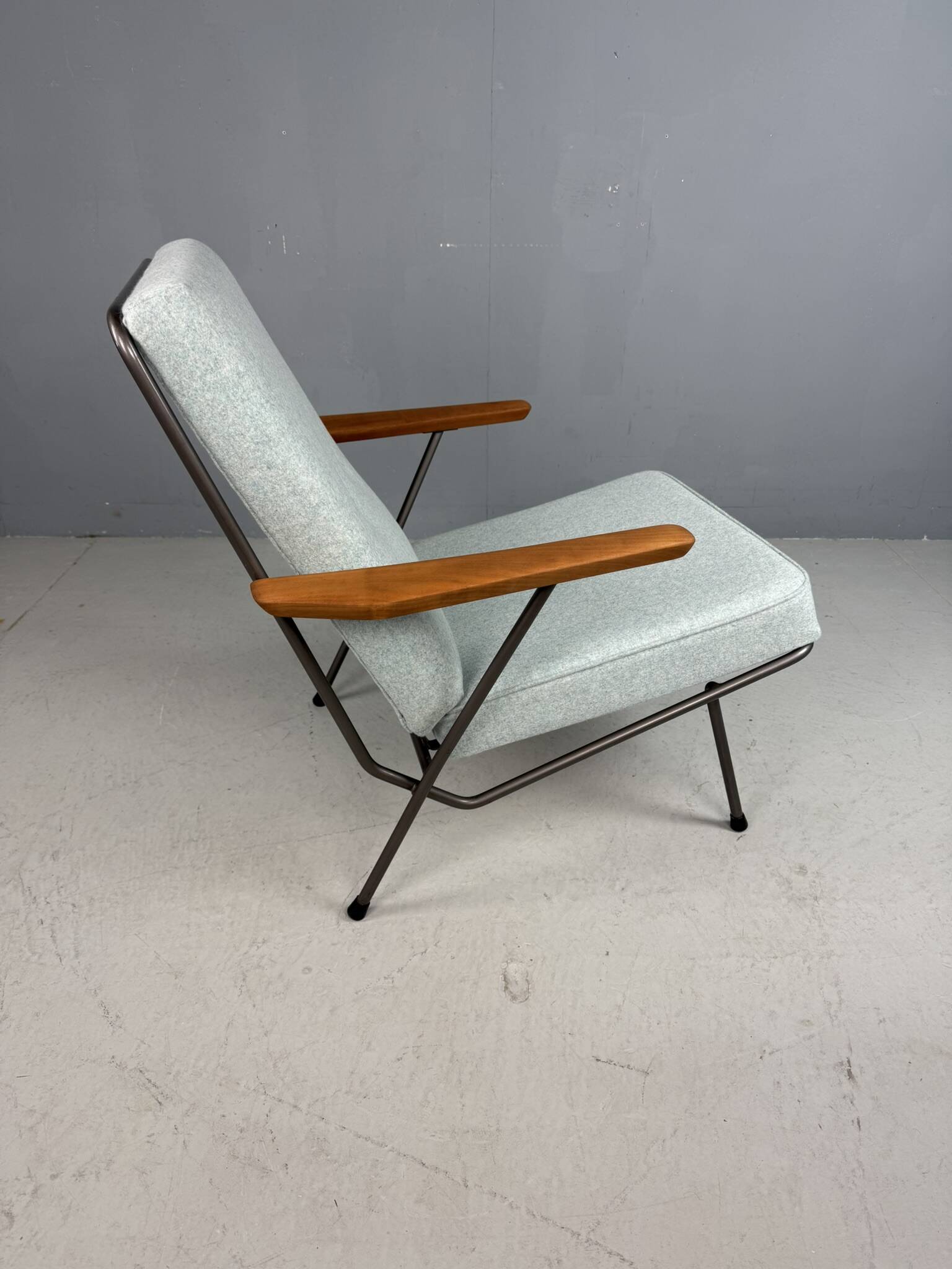 Fauteuil Koene Oberman avec accoudoirs en teck pour Gelderland, 1954