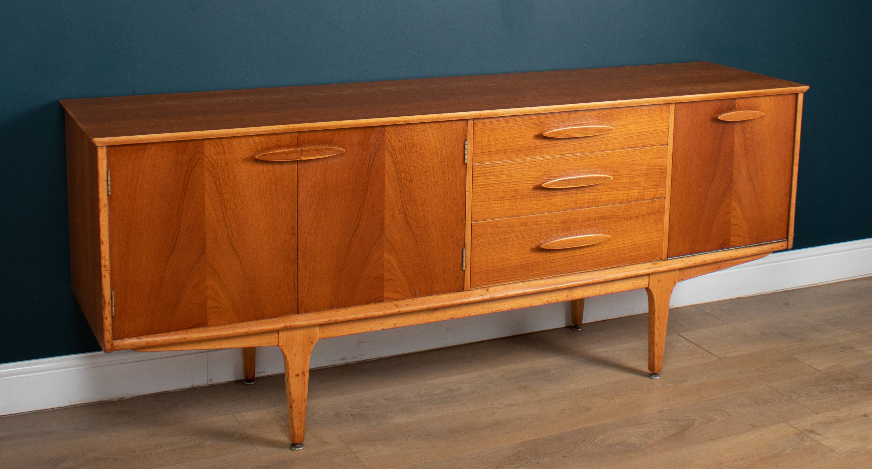 Retro Teak 1960s Jentique Long Sideboard