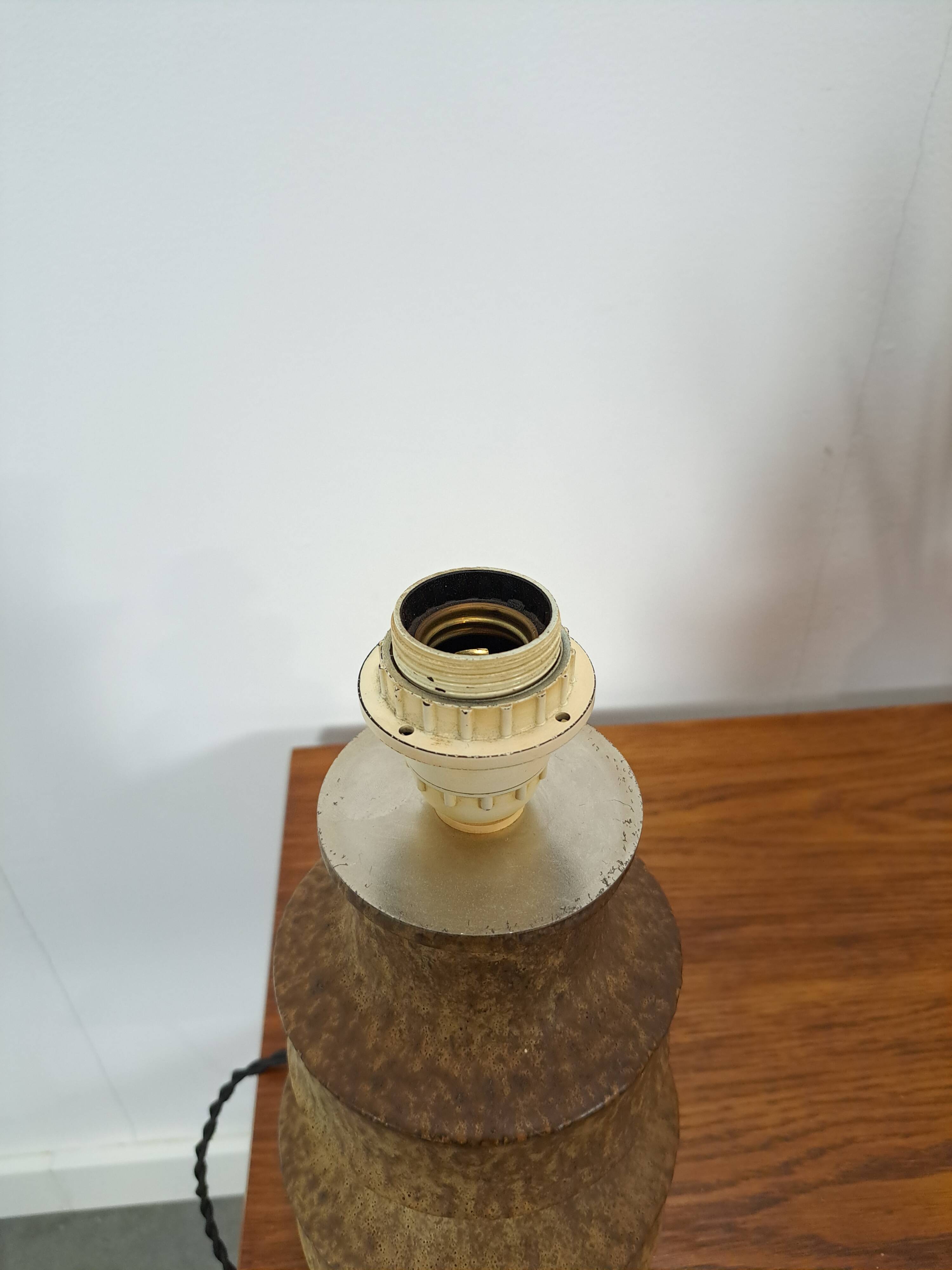 West Germany aardewerk tafellamp