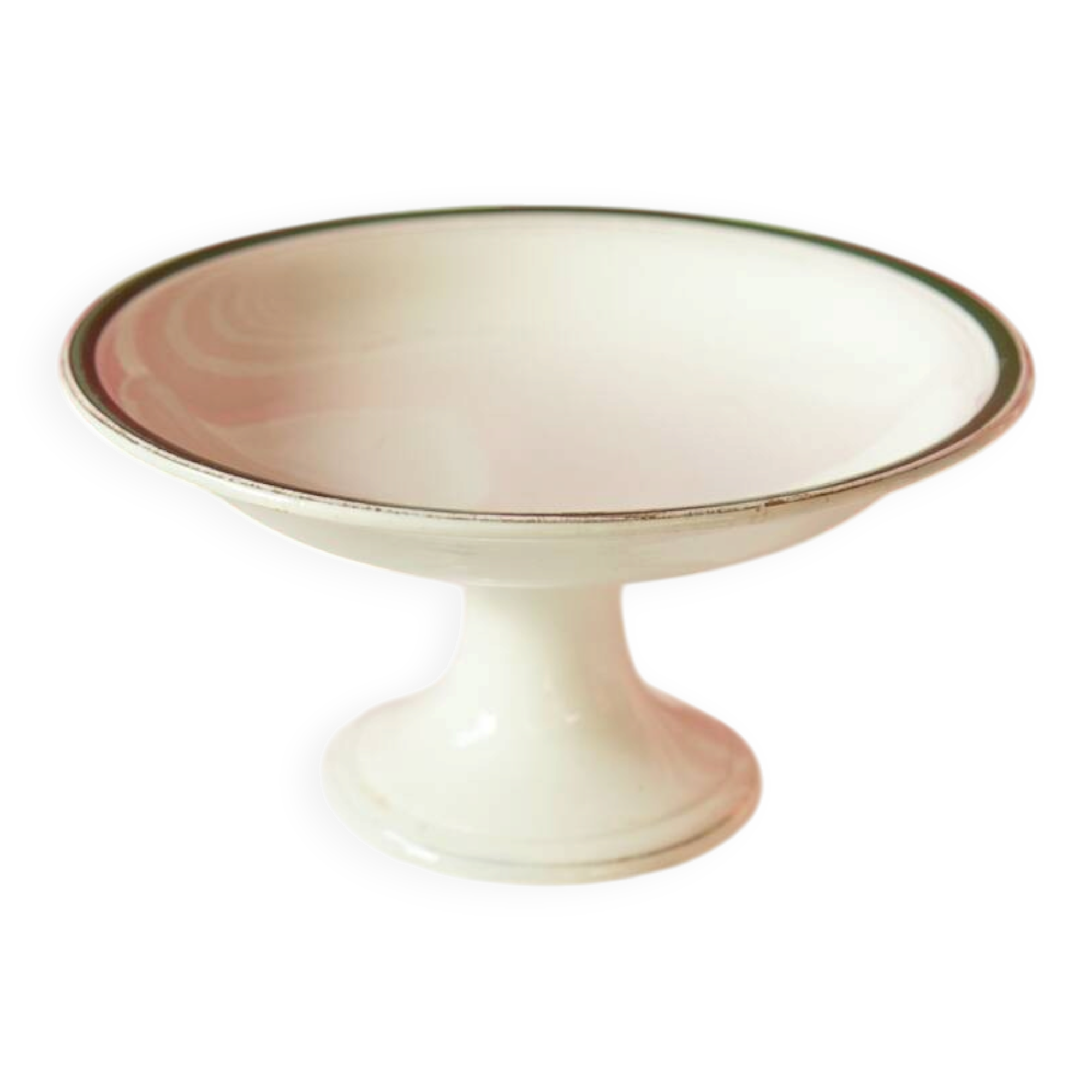 Iron earth compote dish Moulin des Loups